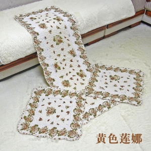 全棉布艺简约夏季汽车垫三件套坐垫清新可爱防滑座垫四季通用包邮