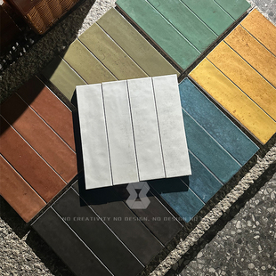 全瓷原边窑变彩釉手工砖厨房卫生间背景墙地砖民宿服装连锁店工程