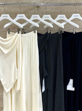 TOMORROW ANN 秋上新一字肩气质百搭修身显瘦上衣含5%羊绒 11813