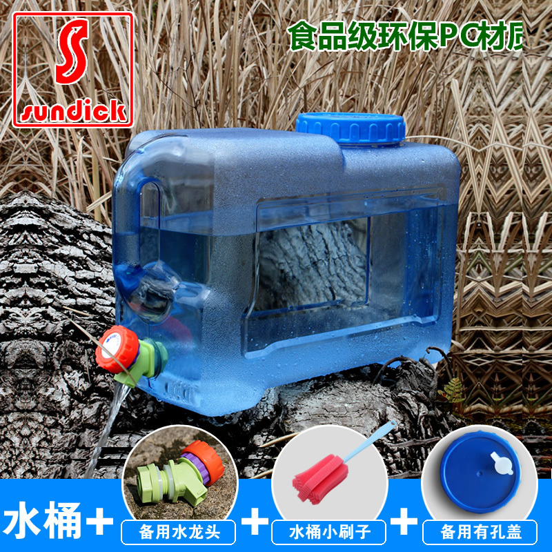 户外食品级pc透明矿泉水桶储水桶