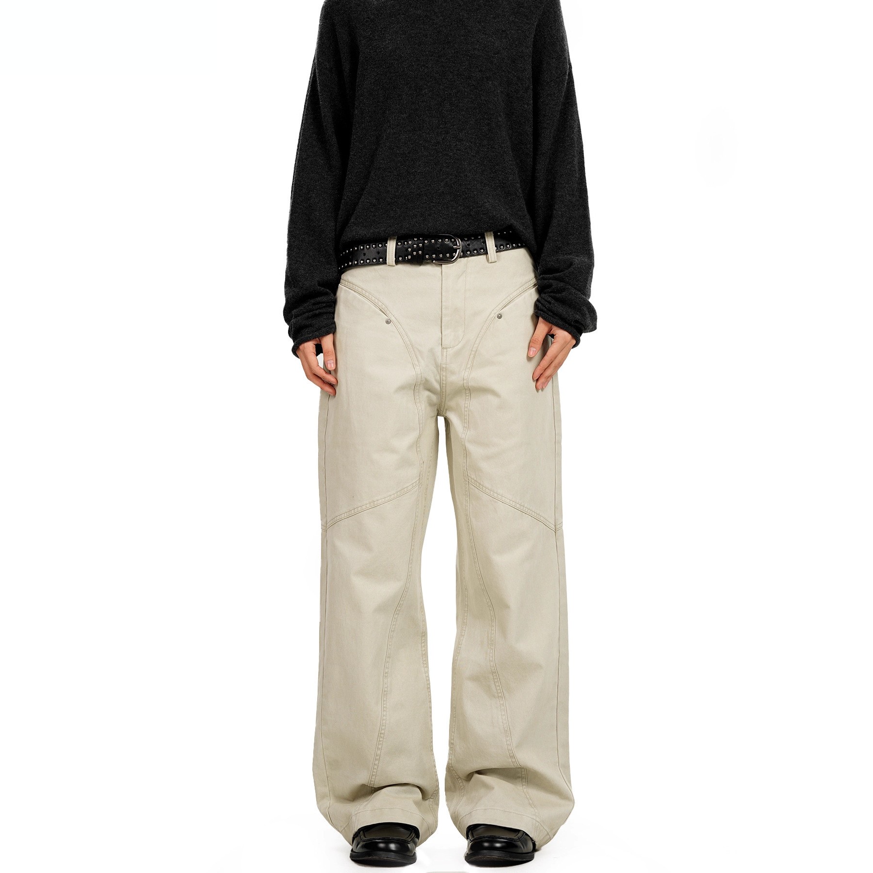 YGY美式复古棉质工装裤