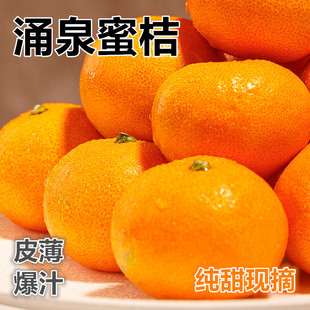 台州蜜橘临海涌泉蜜桔正宗浙江橘子新鲜当季无核黄岩蜜桔旗舰店