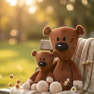 抖音同款 憨豆先生泰迪毛绒玩具公仔卡通憨豆小熊玩偶睡觉抱枕礼物