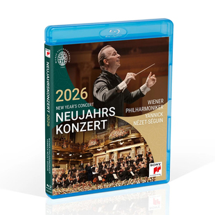 预订【原装进口】2026年维也纳新年音乐会 雅尼克指挥 欧版蓝光BD