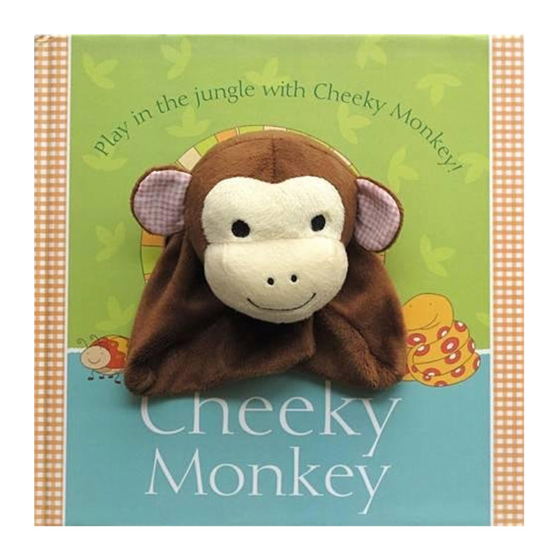 小猴子手偶书cheeky monkey英文原版原装进口英语畅销书英国 纯全英文版正版原著进口原版英语书籍
