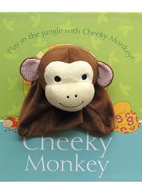 小猴子手偶书cheeky monkey英文原版原装进口英语畅销书英国 纯全英文版正版原著进口原版英语书籍