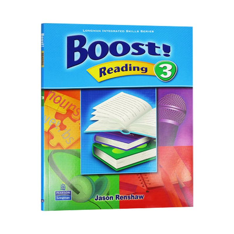培生朗文中学英语教材 阅读分级强化训练3 英文 Boost Reading L3级 阅读练习技能培训学生用书 小学中高年级 初中 原版英语书籍
