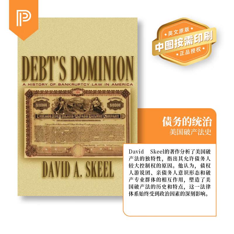 【预售 按需印刷】Debts Dominion债务的统治 英文原版 纯全英文版正版原著进口原版英语书籍