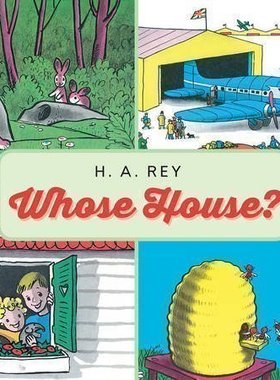 【中图原版】Whose House? / Farm Babies 儿童绘本2册套装 少儿英语故事书 3-6岁宝宝读物 好奇猴乔治作者新书 H. A. Rey 正版