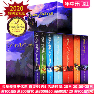 全集英文原版 Harry and 小说正版 Stone英版 jk罗琳哈利波特与魔法石书籍 Philosopher Potter 书全套 哈利波特英语原版 the