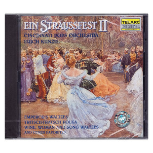 【原装进口】Telarc 红衫仔2 施特劳斯家族圆舞曲 CD唱片 CD80314