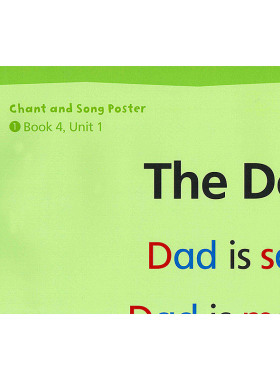 get set go phonics chant and song posters 4 牛津幼儿英语自然拼读教材 纯全英文版正版原著进口原版英语书籍