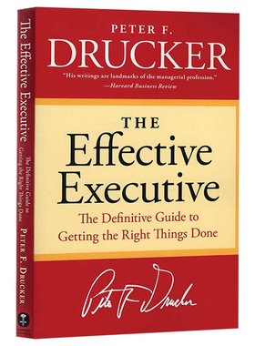 【预售 按需印刷】卓有成效的管理者 The Effective Executive 英文正版 彼得德鲁克 Drucker谈高效能人士的5个习惯 进口书