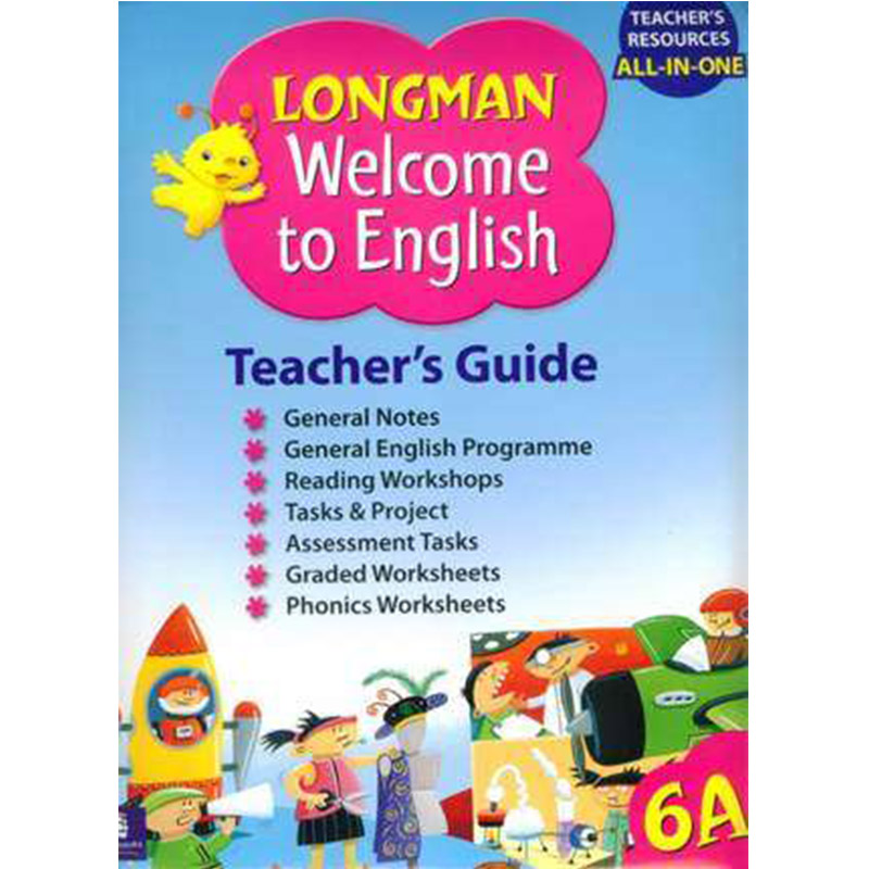 英文朗文小学英语教材Longman Welcome to English Gold Teacher's Guide 教师手册6A 纯全英文版正版原著进口原版英语书籍