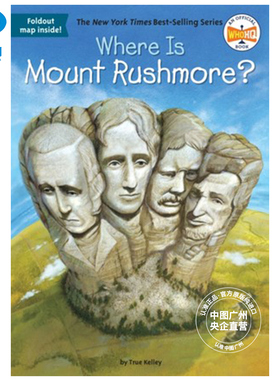 拉什莫尔山在哪里 Where Is Mount Rushmore 英文原版 Nico Medina 总统山在哪里 进口英语书籍WhoWas/WhatWas/WhereIs/whois系列