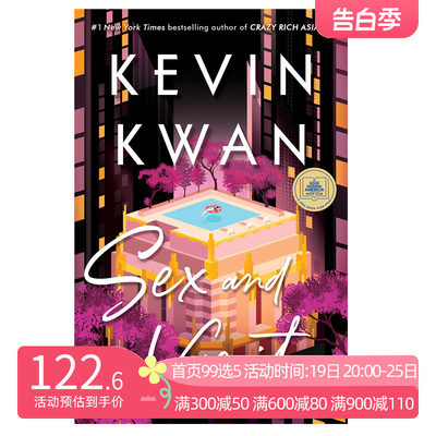 【中图原版】性与虚荣英文Sex and Vanity 新加坡作家关凯文新作Kevin Kwan 摘金奇缘富豪三部曲作者 平装