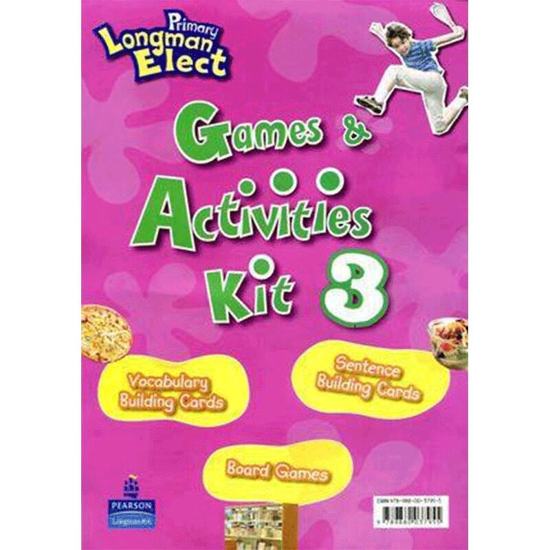 培生朗文小学6-12岁英语教材 Primary Longman Elect GAMES & Activities Kit 3 游戏 活动手册