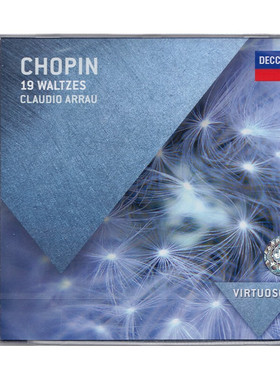 【原装进口】阿劳 肖邦19首圆舞曲 DECCA演奏家系列 古典 CD唱片