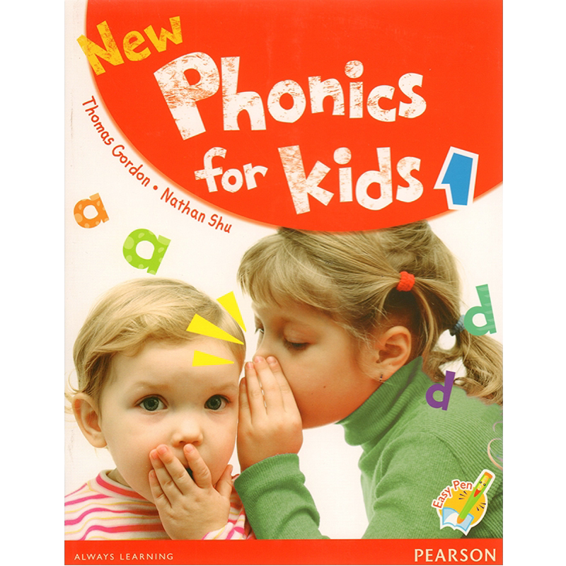 培生原版朗文 New Phonics for Kids 学生书第1级 亲子幼儿自然拼读课程 2-6岁幼儿英语 英文 可搭配培生易学笔点读笔 英语书籍