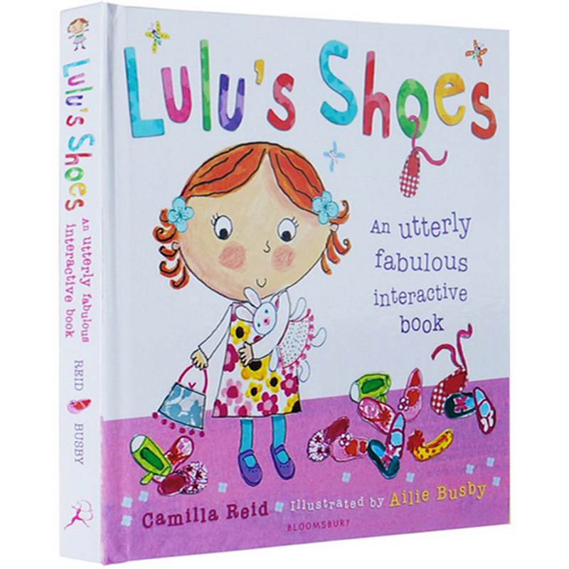 英文原版绘本 我爱Lulus系列Lulu's Shoes露露的鞋子 精装操作书 精装故事图画幼儿启蒙认知绘本 纯全英文版正版原著英语书籍