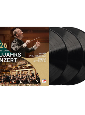 预订【原装进口】2026维也纳新年音乐会 雅尼克指挥 欧版3LP黑胶