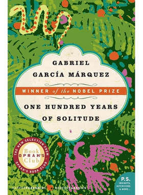 【预售 按需印刷】百年孤独 One Hundred Years of Solitude 全英文版小说 加西亚·马尔克斯代表作 英文正版书籍