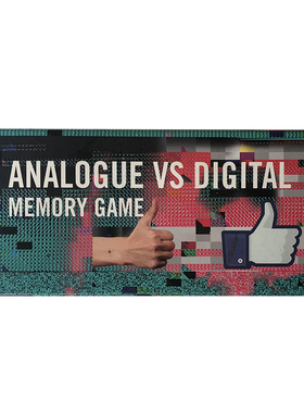 【中图原版】现货英文原版进口书籍ANALOGUE VS DIGITAL MEMORY GAME正版9789063693787