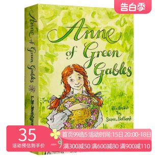 Green Gables Anne 小说 读物 儿童文学经典 绿山墙 露西莫德蒙格马利 英文原版 安妮 全英文版 女生故事章节书 进口英语书籍