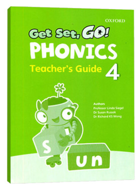 Get Set Go Phonics Teacher's Guide  4 牛津幼儿自然拼读 纯全英文版正版原著进口原版英语书籍