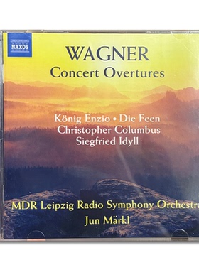 【原装进口】瓦格纳 音乐会序曲＆齐格飞牧歌 NAXOS 古典 CD唱片