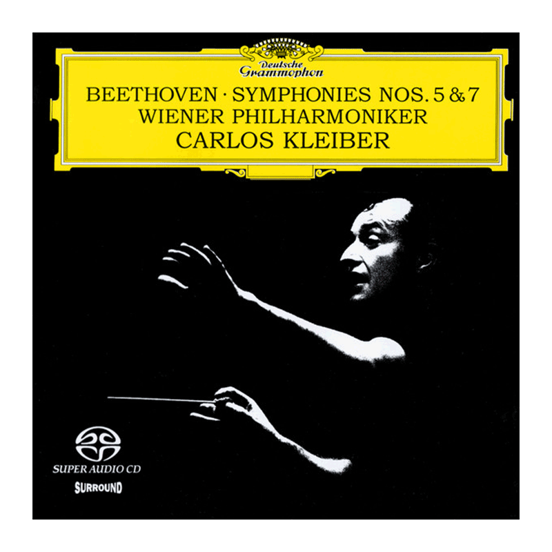 【原装进口】贝多芬第五.七交响曲 克莱伯/维也纳乐SACD唱片 碟片