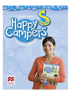 麦克米伦Macmillan少儿小学教辅教案教师指导用书Happy campers starter进口小学英语教材 纯全英文版正版原著进口原版英语书籍