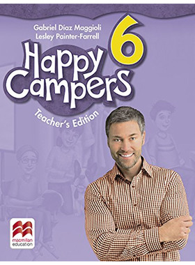 克米伦Macmillan7-12岁少儿小学教辅教案教师指导用书Happy campers 6级别原版进口小学英语教材 纯全英文版正版原著英语书籍