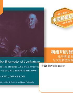 【预售 按需印刷】The Rhetoric of LeviathanThomas Hobbes and the Politics of Cultural Transformation利维坦修辞 英语书籍