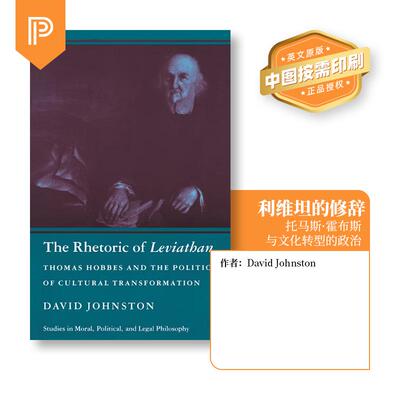 【预售 按需印刷】The Rhetoric of LeviathanThomas Hobbes and the Politics of Cultural Transformation利维坦修辞 英语书籍