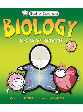 英文Basher Science Biology: Life as We Know It 生物学: 我们所知的生命！好玩的科学书 生物知识认知英语科普绘本 英语书籍