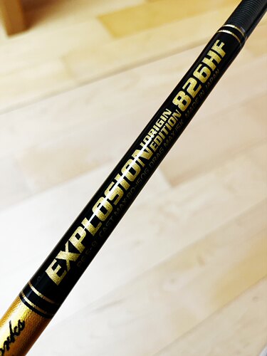 日本原装mc works EXP826HF软木把限量生产铅笔波爬竿 金枪 黄鲣