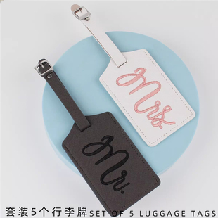 行李箱小众防丢标识牌高级行李牌登机牌挂牌创意标签吊牌显眼挂件