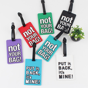 Lost CuteFunnySiliconeBaggage Anti Travel Luggage Tag