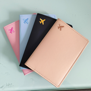 旅行护照保护套封面薄护照本夹机票夹证件收纳包passport外壳皮套