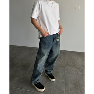 宽松锥形立体百搭牛仔裤 Jeans双线复古水洗美式 Arc clean STS