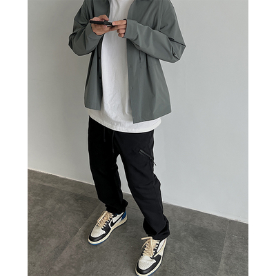 STS立体弧形多穿法休闲裤