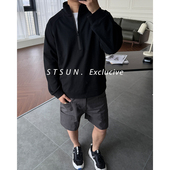 打底衫 Tee基础双面棉半高领拉链运动舒适简约长袖 STS Softie