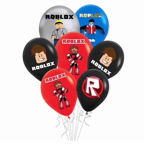 罗布乐思主题圆形气球roblox