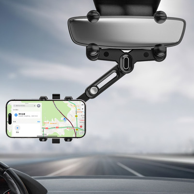 手机车载支架后视镜悬挂支撑架