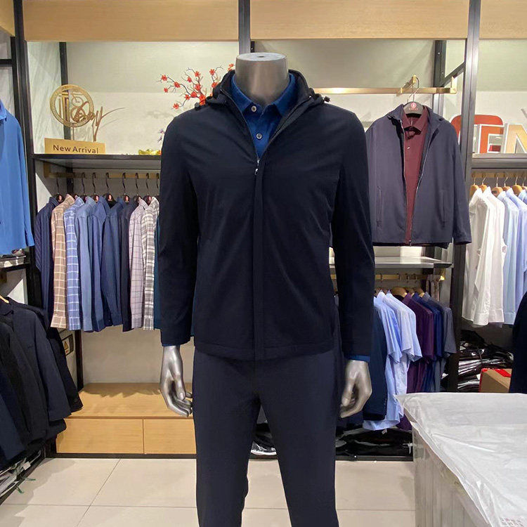 凯迪东尼.凯文莱德男装正品秋冬新款可脱帽加绒休闲男外套NQ0131