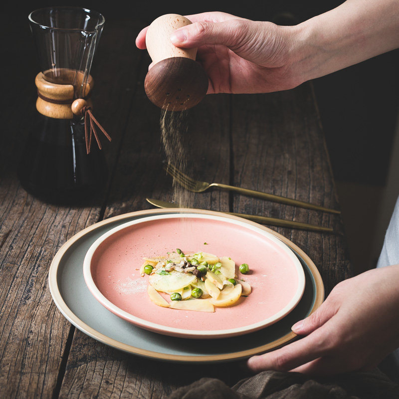 Seven life ceramics Retro sesame Dinner plate Steak dish Pasta dish Northern Europe Western dish Salad plate householdin the Tableware , Tableware , Plate  category - from Buy2taobao.com to provide professional Taobao agent buy service