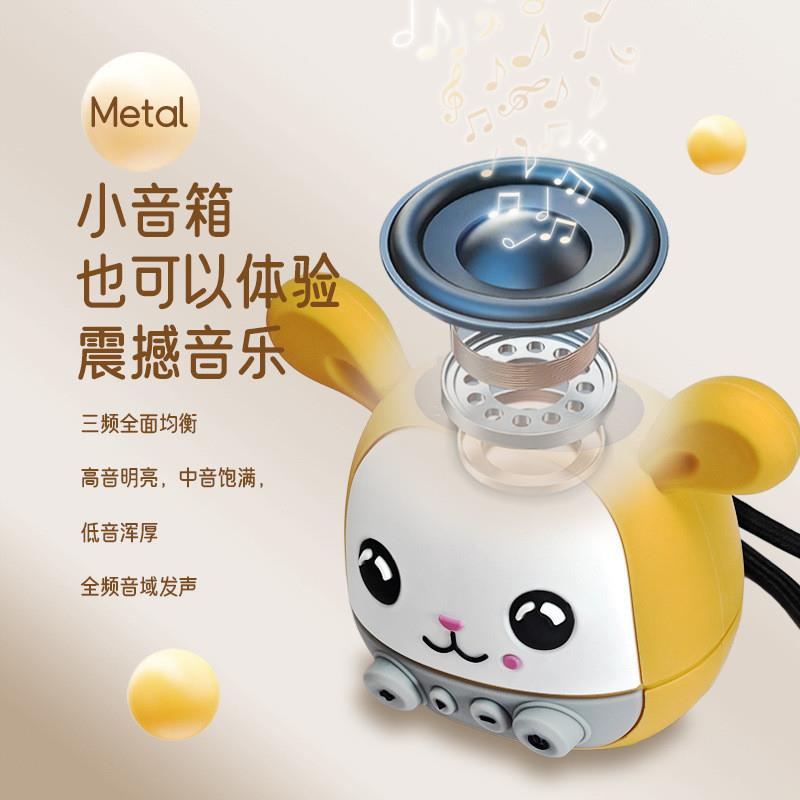 适用新款创意可爱卡通萌宠蓝牙音响 外贸TWS迷你便携式插卡小音箱