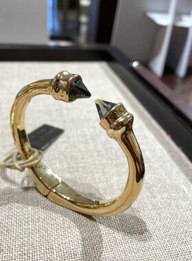 小众西班牙水晶卡扣手镯送女友