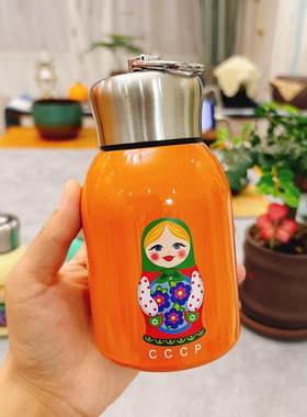 小胖丁提环不锈钢保温杯壶
